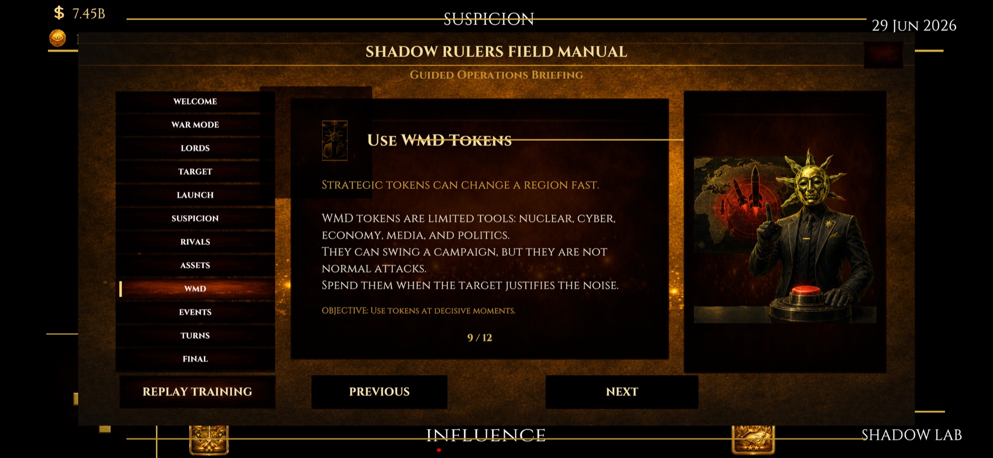 Shadow Rulers — field manual operations briefing